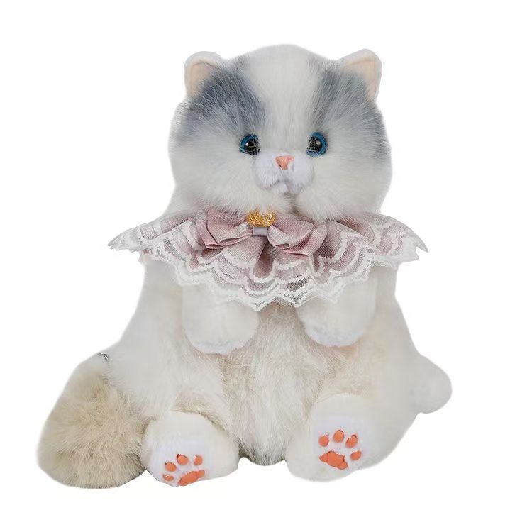 Fluffy Cat Bag - Gray