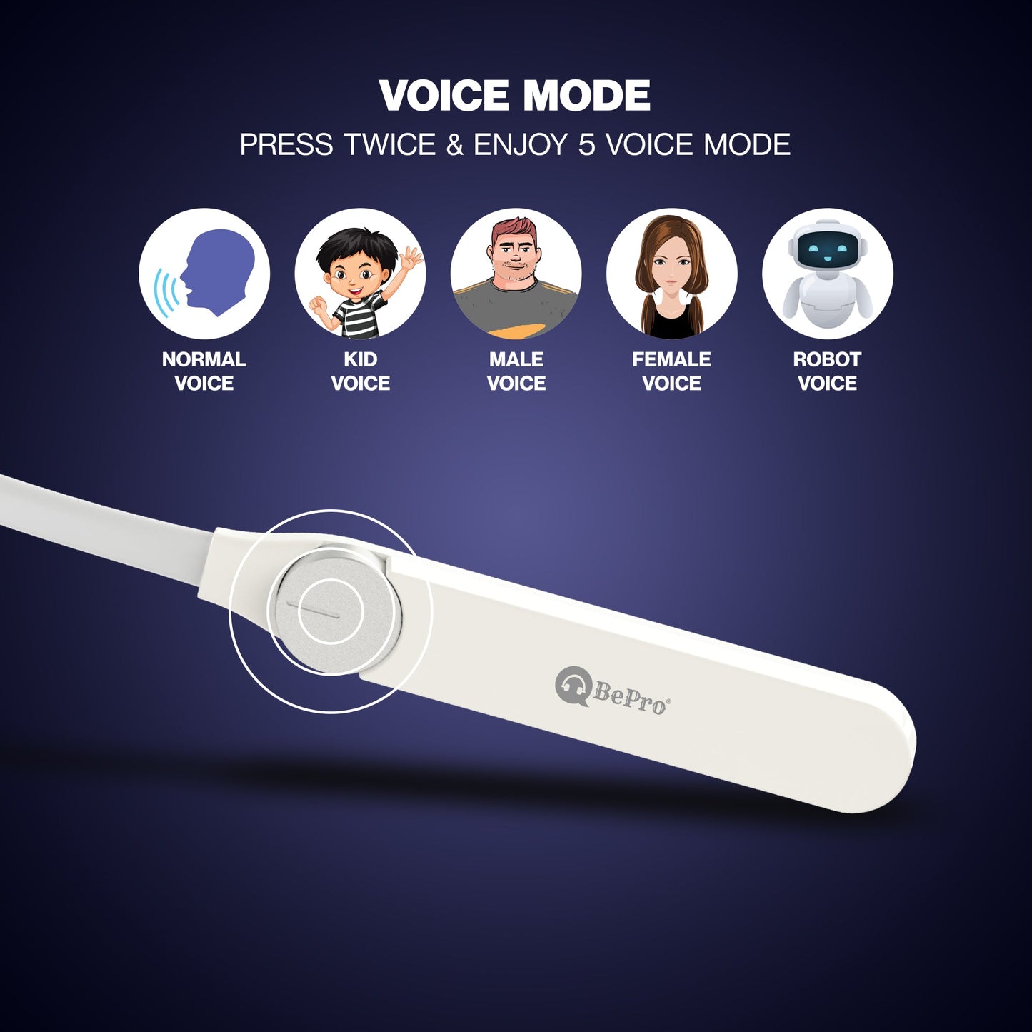 NeckFit - with 5 voice changing effects