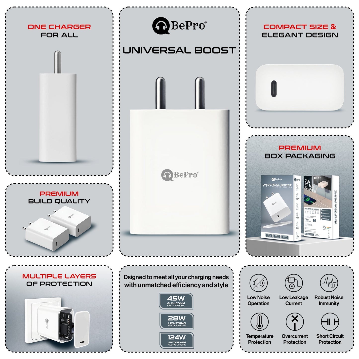 Mini Ball Speaker & Universal Boost Adapter
